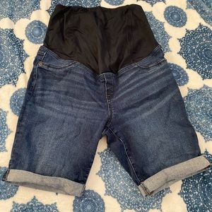 Maternity Jean Shorts